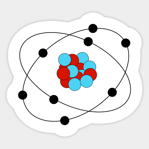 Oxygen Atom Sticker by ArianJacobs